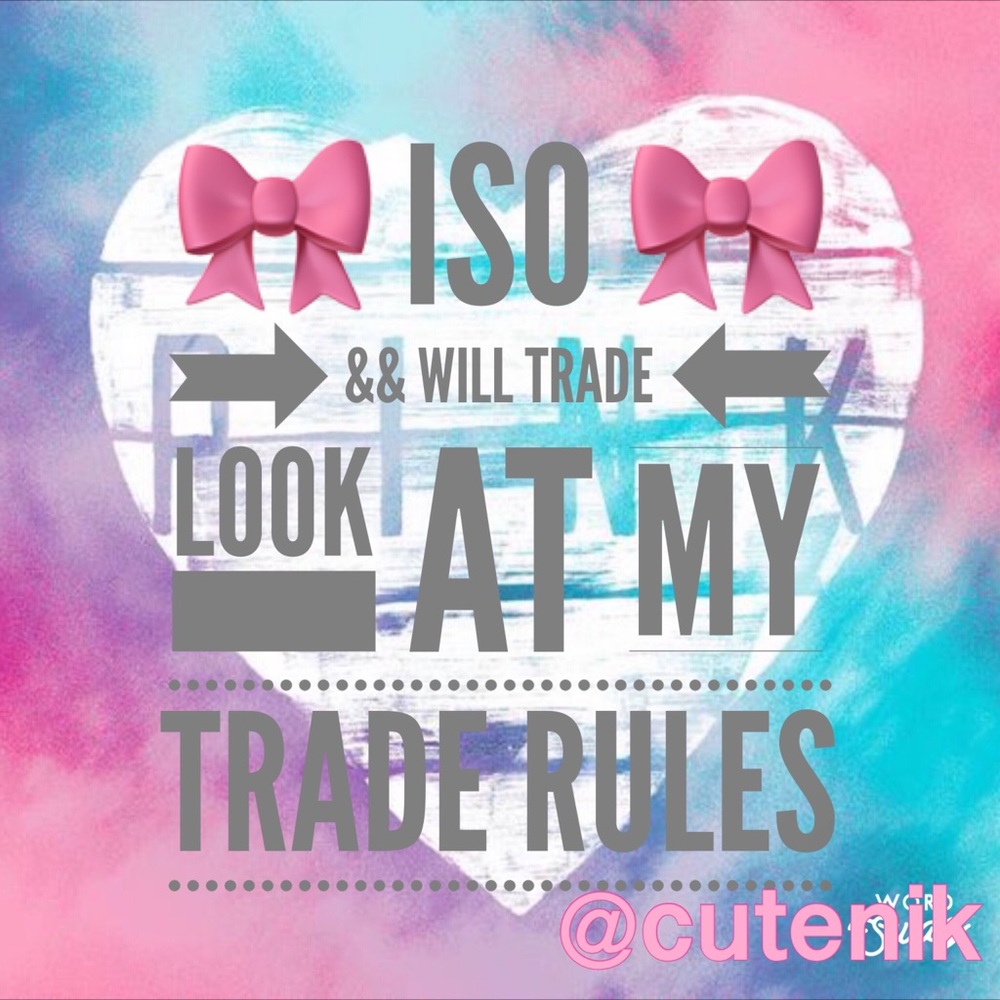 🎀ISO VS PINK Stuff🎀